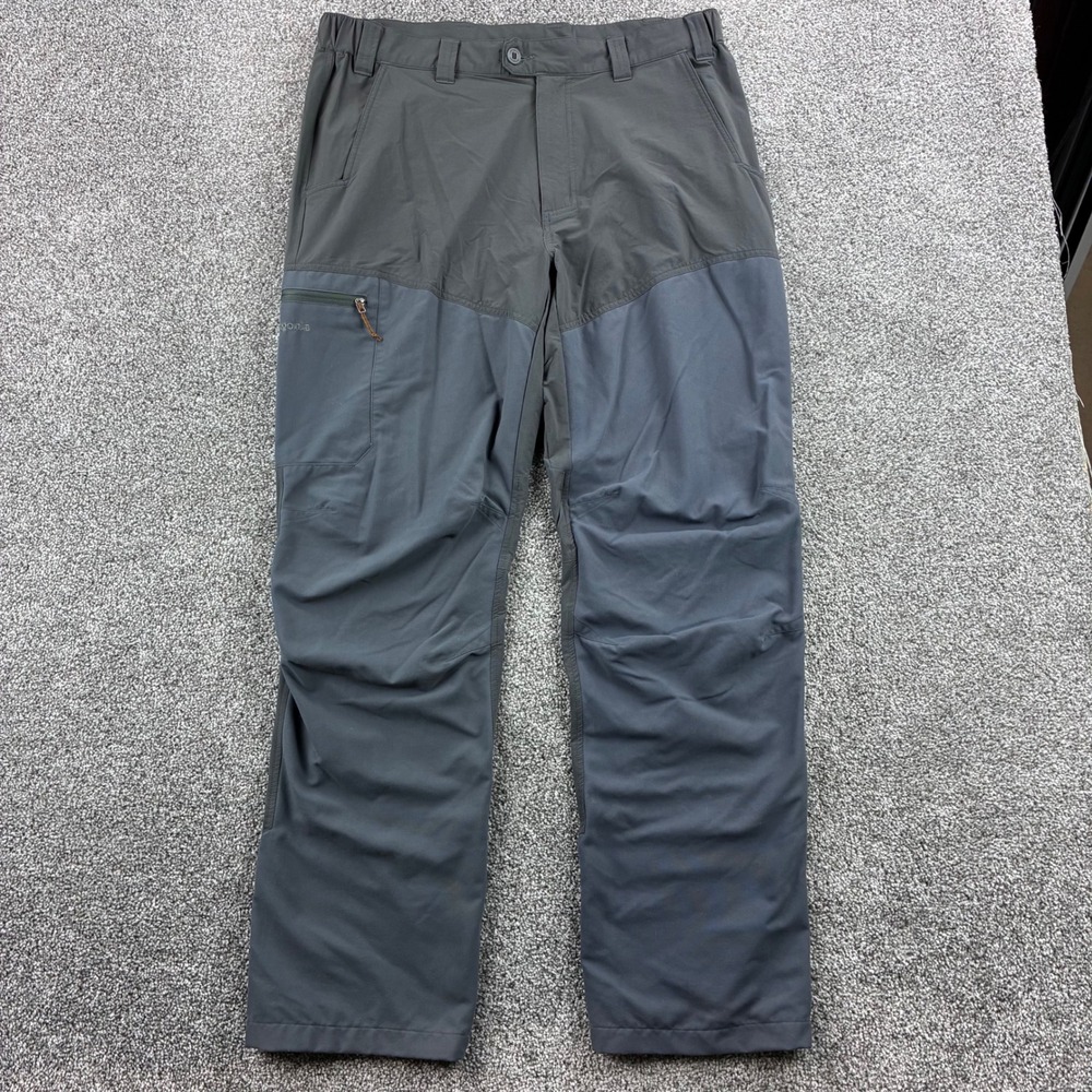 Patagonia Field Pants Mens Large Gray Technical Hiking Outdoor Trousers 82060